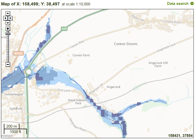 Angarrack | Risk of Flooding from Rivers and Sea | Environment Agency